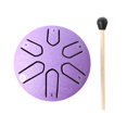 thumbnail image 3 of Steel Drum, Ethereal Drum Entertainment 6 notas 3 pulgadas Hand Pan Drumstick Violeta Yuyangstore lengua de tambor, 3 of 8
