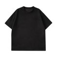 thumbnail image 1 of KIHOUT Camisetas para hombre, mujer, unisex, de gran tamaño, de algodón, vintage, para entrenamiento, gimnasio, lavadas, informales, camisetas, tops, liquidación, 1 of 3