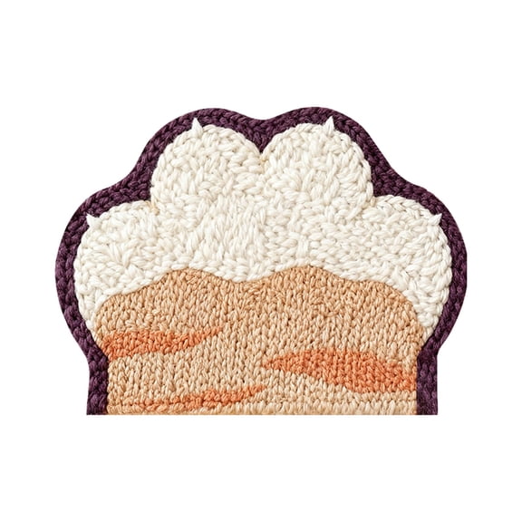 PEIBang Cat Paw Bath Mat,Cute Pet Paw Shaped Non Slip Bathroom Rug,Soft and Absorbent Mat for Home Bathroom Bedroom Living Room Decor