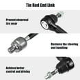 thumbnail image 3 of Unique Bargains 6 Pcs Front Outer Inner Tie Rod End Link with Bellows for Chevrolet Traverse 2009-2015 Black, 3 of 7