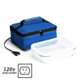thumbnail image 1 of HotLogic 16801155-BL Portable Personal Mini Oven with Glass Dish, Blue, 1 of 1
