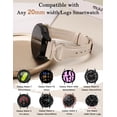 thumbnail image 2 of Correa de reloj Minyee Leather compatible con Samsung Galaxy 40 mm, 2 of 6