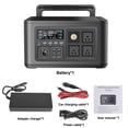 thumbnail image 2 of Station d'Alimentation Portable 1000W pour Camping Voyage Chasse, 2 of 7