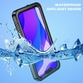 thumbnail image 6 of ELEHOLD for iPhone 12 Waterproof Case, Built-in Screen Protector Support Wireless Charging 360° Full Body Protection 12 FT Military Grade Anti-Drop Shockproof Rugged Case, Black, 6 of 10