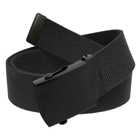 All Sizes Men's Golf Belt in 1.5 Black Slider Belt Buckle with Adjustable Canvas Web Belt Small (Best Inserts For Standing All Day)