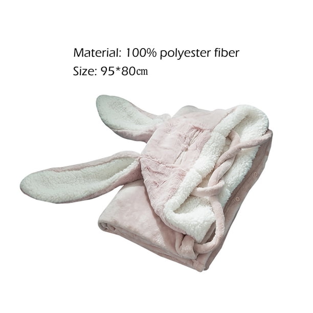 Manta Usable Manta usable Manta con capucha de forro polar cálida y acogedora para adultos y niños Sywqhk Libre de BPA