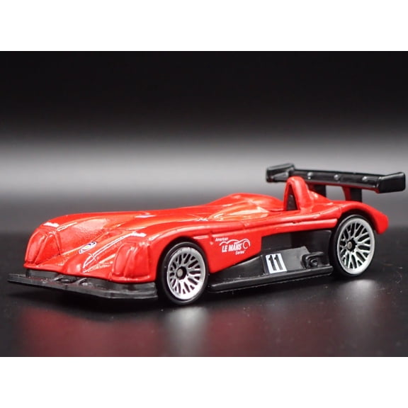Open Box 1999-2002 PANOZ LMP-1 ROADSTER RACE CAR RED 1:64 SCALE DIORAMA DIECAST MODEL CAR