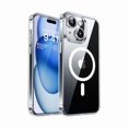 thumbnail image 1 of xixishop Magnetic for iPhone 15 Plus Case Clear, Upgraded [Full Camera Protection] [Compatible with Magsafe] Non-Yellowing Protective Shockproof Bumper Phone Case 6.7 inch - Clear, 1 of 1