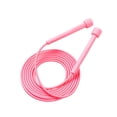 thumbnail image 4 of Cuerda silenciosa con mango ergonómico de 106,3 a 110,24 pulgadas, ajustable, sin enrollar, para saltar rosa, 4 of 9