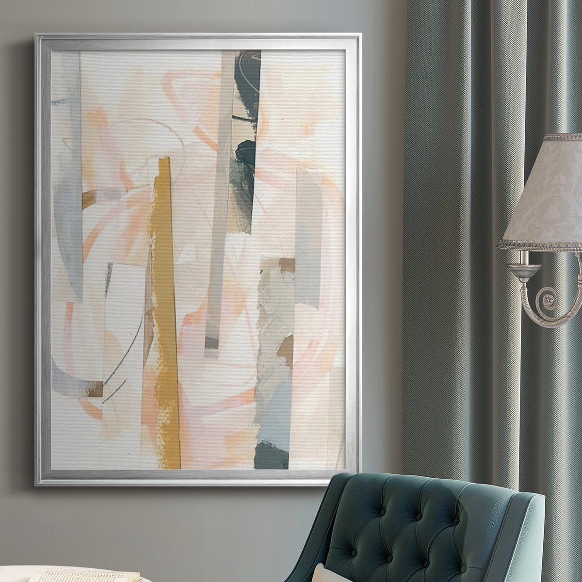 Melon Litmus I Premium Framed Print, in Gold, Black, or Silver - Ready to Hang
