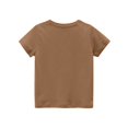thumbnail image 4 of YOUYEDIAN Halloween Shirts for Girls Novelty Pumpkin Bat Ghost Print T-Shirt Short Sleeve Crewneck Blouse Camel 2-3 Years, 4 of 6
