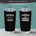 thumbnail image 6 of Father of The Bride Gifts, Wedding Party Gifts for Bride''s Father From Daughter, Bridal Shower Gifts for Bride''s Father, Engagement Gifts for Father of The Bride, Dad of The Bride 20oz Tumbler., 6 of 6