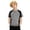 Grey, variant on Boys Short Sleeve T-Shirts Kids Summer Color Block Tops (Navy 8-9)