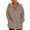 Khaki, variant on biudgviw Womens Fashion Sweatshirts Trendy Long Sleeve Collared Pullover Tops with Pockets Fall Baggy Collared Shirts