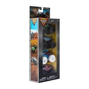 Mini Monster Truck 4-Pack Set, 1:72 Scale Die-Cast Vehicles