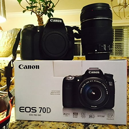 Canon Black EOS 70D Digital SLR Camera with 20.2 Megapixels (Body Only)