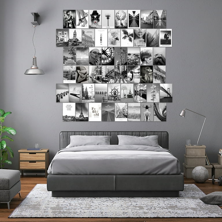 Black and White Aesthetic Wall Collage Kit Luxury Aesthetic 