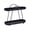 Black, variant on Jewelry Makeup Organizer, Desktop Vanity Countertop Storage Rack with Hooks for Cosmetics Earrings Necklaces, Decorative Desktop Display Stand, Compact Vertical Dressing Table Organizer