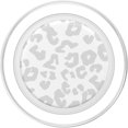 thumbnail image 2 of PopSockets PopGrip para teléfonos y tabletas gris con estampado de leopardo, 2 of 5