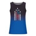thumbnail image 3 of Pitauce Mens Independence Day Tank Tops 4th of July Patriotic Gradient Tees Casual Sleeveless T-Shirt Gym Workout Muscle Shirt (Available in Big & Tall, M-6XL), 3 of 4