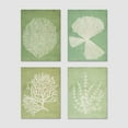 thumbnail image 3 of PixonSign Frameless Mint Green Ocean Sea Coral Wall Art, Set of 4 Nature Wilderness Plant Texture Prints, Botanical Floral Wall Décor, Modern Artwork for Living Room, Bedroom - 11"x14", 3 of 5