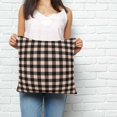 thumbnail image 2 of Black Plaid Pillow Covers 18x18 Inch Decorative Throw Pillow Cover, Vintage Country Gray Buffalo Check Gingham Sofa Pillowcases Accent Cushion Case Home Decor Bedroom Living Room, 2 of 6