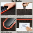 thumbnail image 4 of Car Duster with Extendable Telescoping Handle,Car Cleaning Brush Dust Cleaner Scratch Free Large Wash Mop Wax Cotton Hair (Coffee), 4 of 8