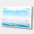 thumbnail image 2 of Blue Horizon Digital Watercolor - Large Seascape Art Canvas Print, 2 of 3