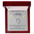 thumbnail image 1 of To Aunt Thank You Auntie Forever Love Necklace, 1 of 8
