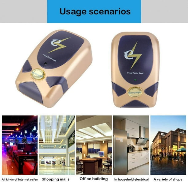 Ahorro de electricidad Uso doméstico Dispositivo de ahorro de energía (enchufe del Reino Unido) JShteea El nuevo