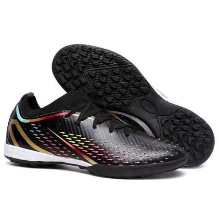 Runan men's soccer shoes football cleats high-tops lace-up non-slip spikes indoor outdoor sports athletic baseball lacrosse sneaker