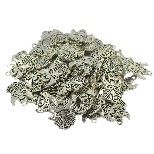 Amuletos de hadas tibetanos, remolque de ángel, joyería, lote surtido, joyería antigua, joyería 20x14mm