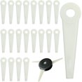 thumbnail image 1 of Edger Blade, RosyFate Pack of 20 Replacement Blades for Edger, Trimmer Blade, Plastic Edger Blade for Stihl Polycut Edger 5-3,6-3,7-3,10-3,20-3,40-3 ., 1 of 5