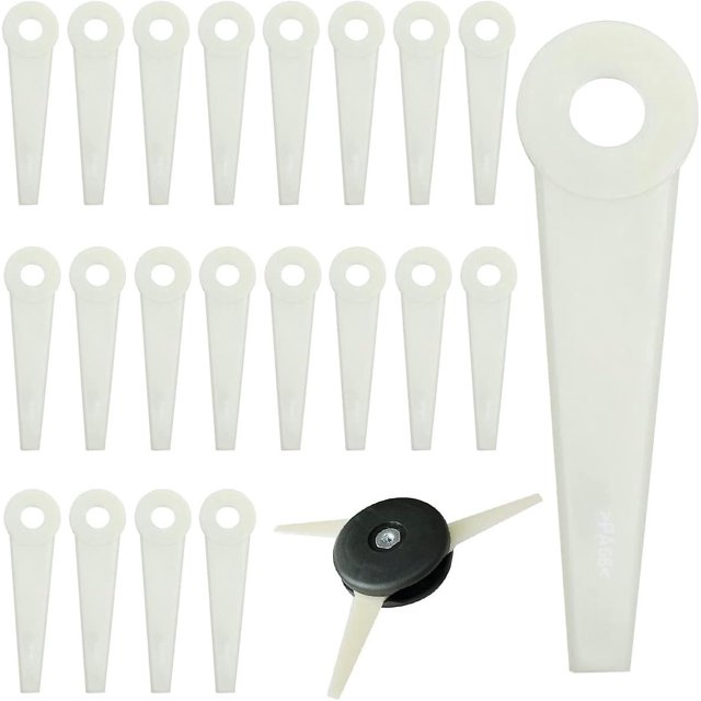 Edger Blade, RosyFate Pack of 20 Replacement Blades for Edger, Trimmer Blade, Plastic Edger Blade for Stihl Polycut Edger 5-3,6-3,7-3,10-3,20-3,40-3 .