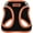 Harness (Black/Orange Trim), variant on Voyager Dog Harness Step-In Air Mesh Vest Harness by Best Pet Supplies