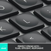 Logitech MX Keys Mini Minimalist Wireless Illuminated Keyboard, Compact, Bluetooth, Backlit, USB-C, Metal Build, Black