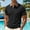 Black, variant on Polo T Shirts for Men Smart Casual Plaid Collar Lightweight Shirt for Work, Office Wear Breathable Shirt
