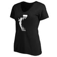 thumbnail image 2 of Women's Black WNBA V-Neck T-Shirt, 2 of 3