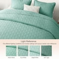 Exclusivo Mezcla King Quilt Set Comfort Extra Large Reversible Light