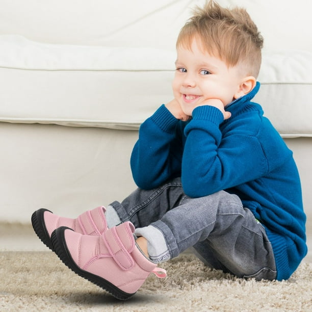 Botas de nieve para ninos con forro de piel sintetica botines de invierno al aire libre para ninos y ninas DQrwqpou Tenis De Mujer Tenis De Hombre Walmart en linea