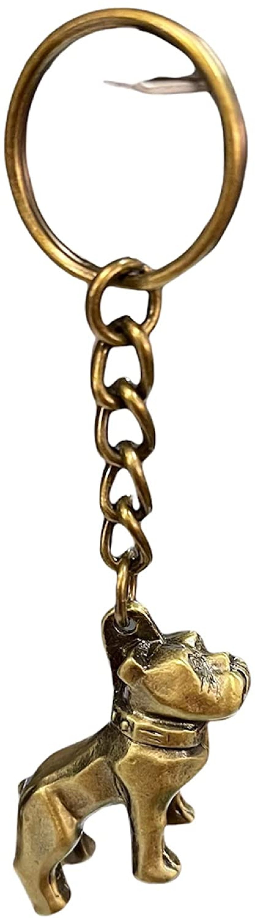 key-chain/ring MACK Truck Mfg Co bulldog hood ornament logo keychain 