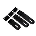 thumbnail image 2 of Cerradura de puerta antirrobo con tarjeta de bloqueo negra, accesorios de hardware para puertas y ventanas, cerradura de puerta antirrobo con hebilla de perno de seguridad, 2 of 2