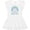 AA-White, variant on Inktastic Rainbow Hearts I Am Going to Be a Big Sister Girls Baby Dress