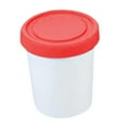 thumbnail image 1 of Vaso de pinta para helado, recipientes para guardar helado, recipiente para postres, transparente para congelador rojo, 1 of 9