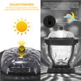 thumbnail image 3 of Wosthever Lámpara LED solar Iluminación de jardín al aire libre Lámpara de camino Luz de decoración de césped Iluminación y accesorios Blanco frío Wosthever HA025236-01, 3 of 6