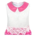 thumbnail image 6 of Sunny Fashion Girls Dress White Lace Sleeveless Pink Stripe Casual Party Sundress 4 Years, 6 of 8