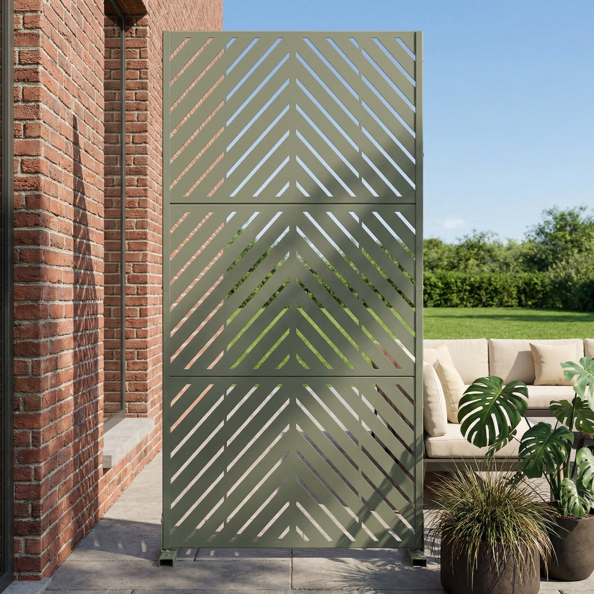 Privacy Metal Screen Fence Panel