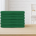 thumbnail image 5 of SupremePlus Luxury 550 GSM 16" x 27" 100% Ring Spun Cotton Hand Towels, Green 6 Count, 5 of 8
