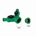 thumbnail image 3 of TFixol Gardening Gift 2 Way Y Shape Hose Splitter Pipe Adapter Irrigation Connector Garden Hose Quick Connector Plastic Grip Faucet, 3 of 5