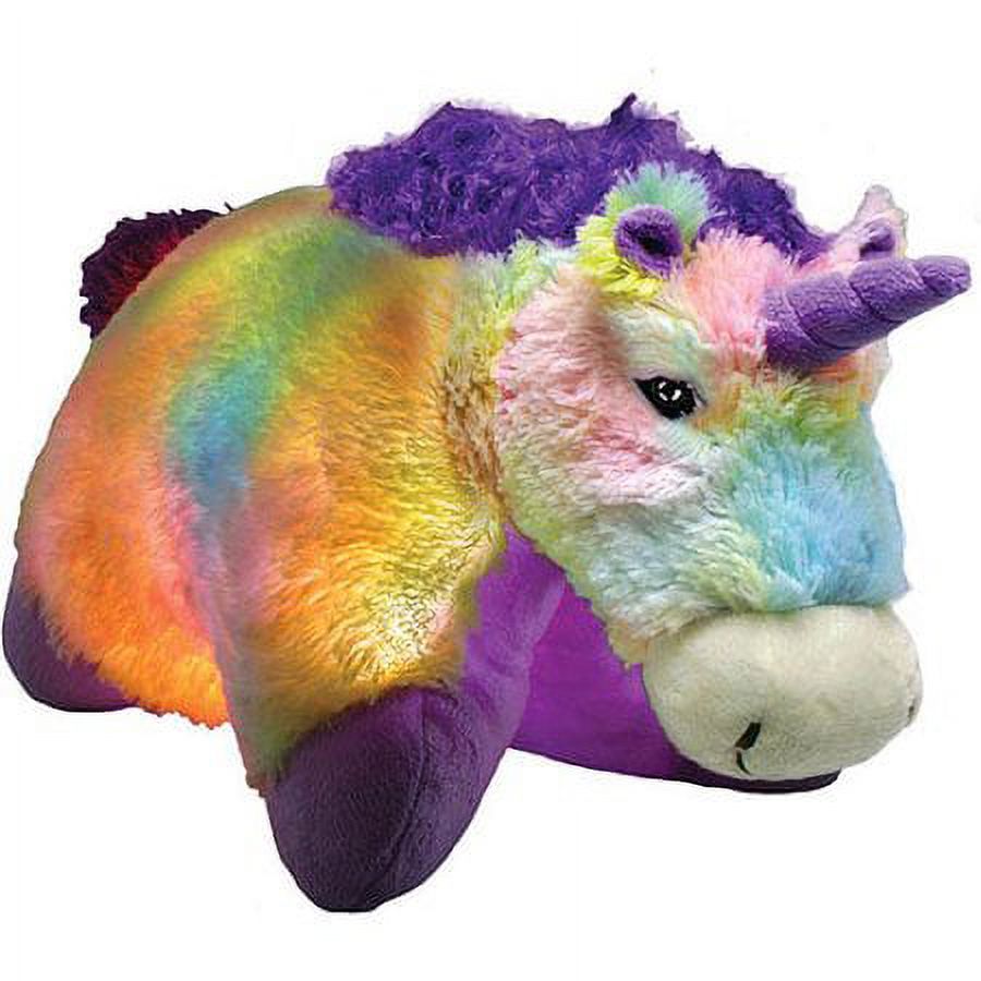 As Seen on TV Pillow Pet Glow Pets, Tiedye Unicorn - image 2 of 2